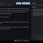 Drafting with notes on the side